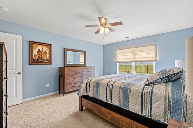1108 Donald St, Conway, SC 29527 - carpeted bedroom featuring baseboards and ceiling fan