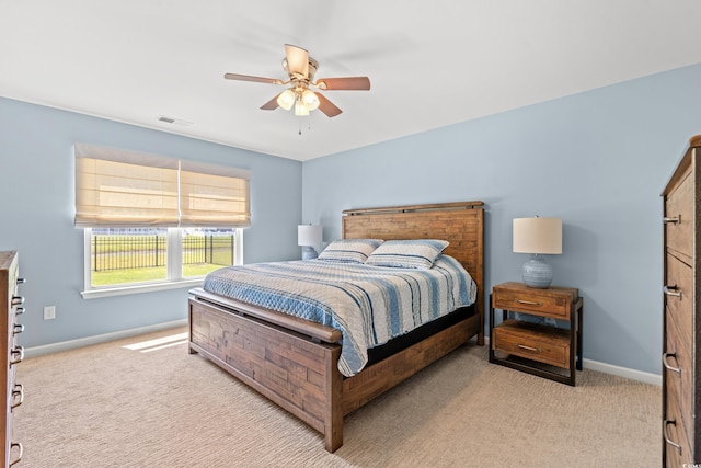 1108 Donald St, Conway, SC 29527 - carpeted bedroom featuring baseboards and ceiling fan