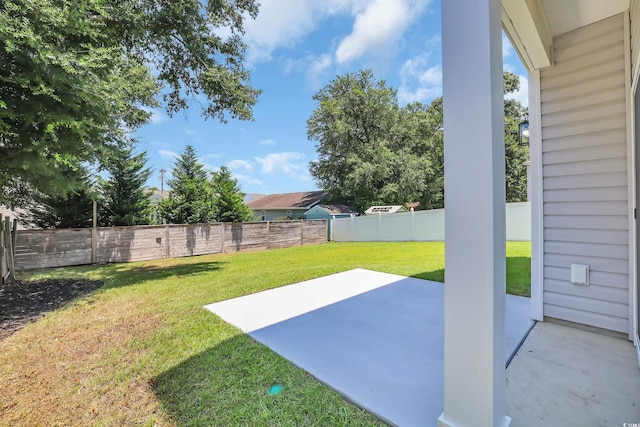 4329 Landing Rd, Little River, SC 29566 - fenced backyard with a patio area