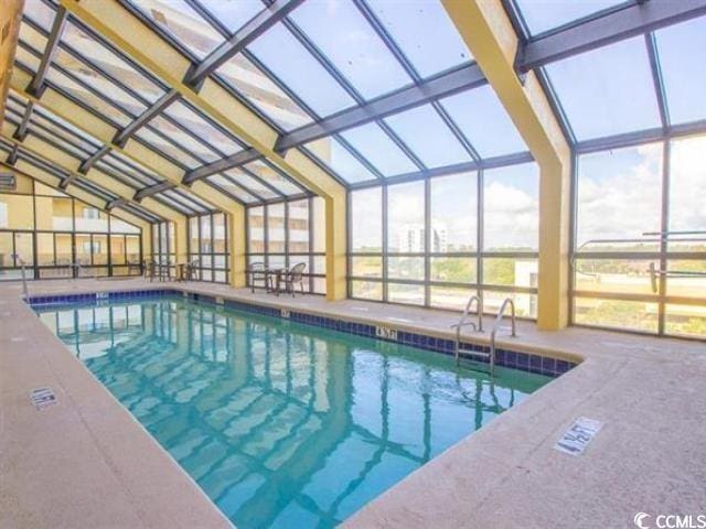 6900 N Ocean Blvd Unit 834, Myrtle Beach, SC 29572 - view of indoor community pool
