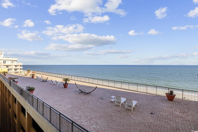 6900 N Ocean Blvd Unit 834, Myrtle Beach, SC 29572 - water view featuring nearby beach