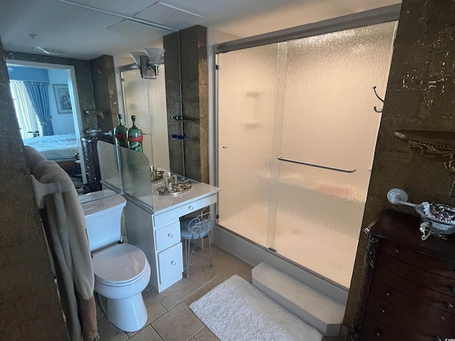 2100 Sea Mountain Hwy Unit 520, North Myrtle Beach, SC 29582 - bathroom featuring tile patterned floors and a shower stall