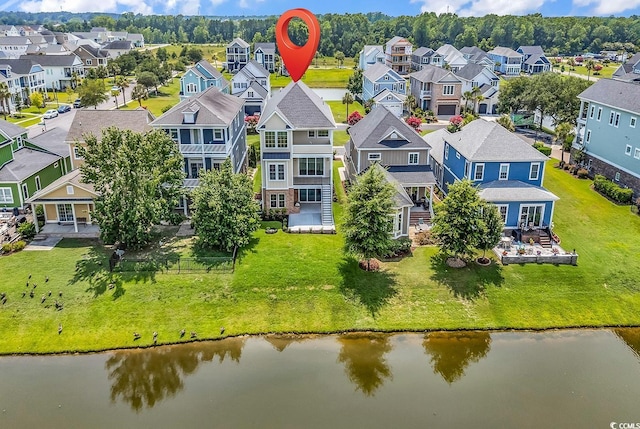 1112 Whispering Winds Dr, Myrtle Beach, SC 29579 - aerial perspective of suburban area featuring a nearby body of water
