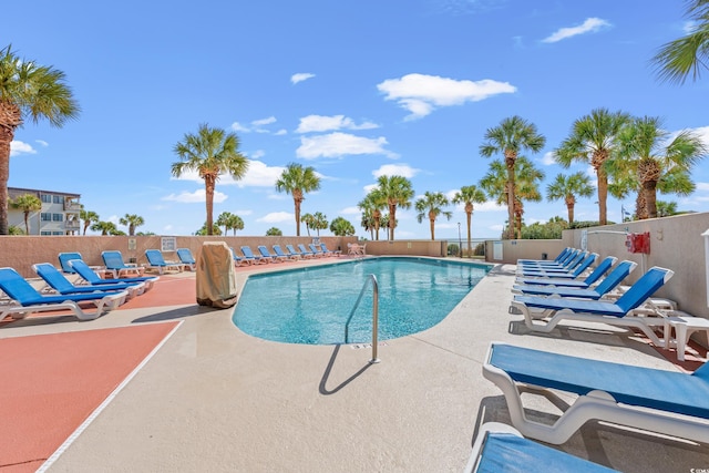 5523 N Ocean Blvd Unit 2006, Myrtle Beach, SC 29577 - community pool featuring a patio