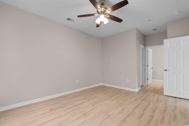 5870 Longwood Dr Unit 201, Murrells Inlet, SC 29576 - unfurnished room featuring light wood finished floors and a ceiling fan