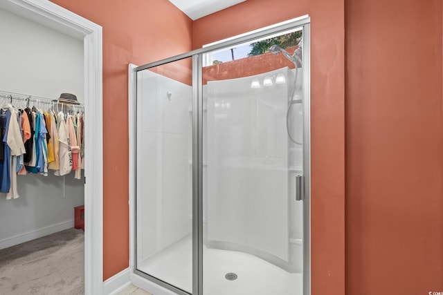 1007 Oak Marsh Ln, North Myrtle Beach, SC 29582 - full bathroom with a shower stall and a spacious closet
