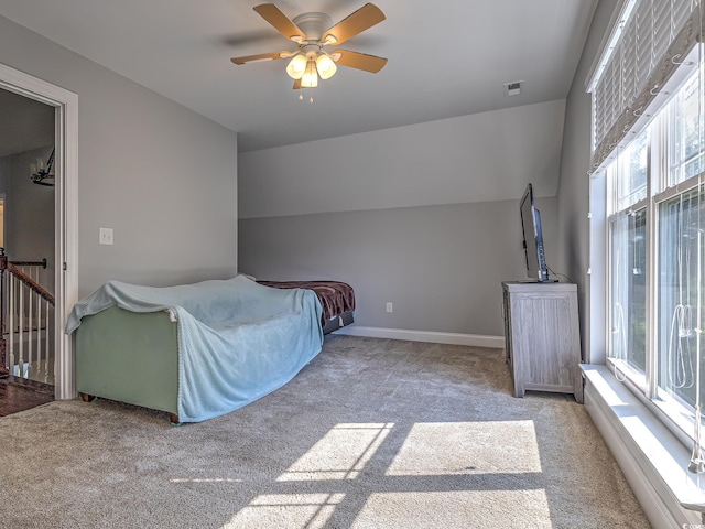 520 Oak Pond Ct, Conway, SC 29526 - unfurnished bedroom with carpet and ceiling fan