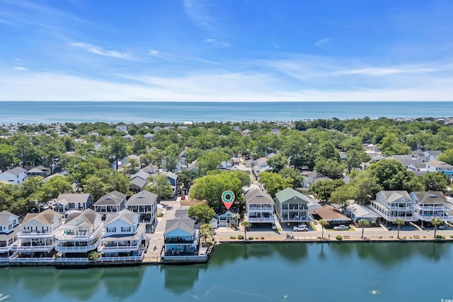 6001-Q21 S Kings Hwy, Myrtle Beach, SC 29575 - aerial perspective of suburban area featuring a nearby body of water