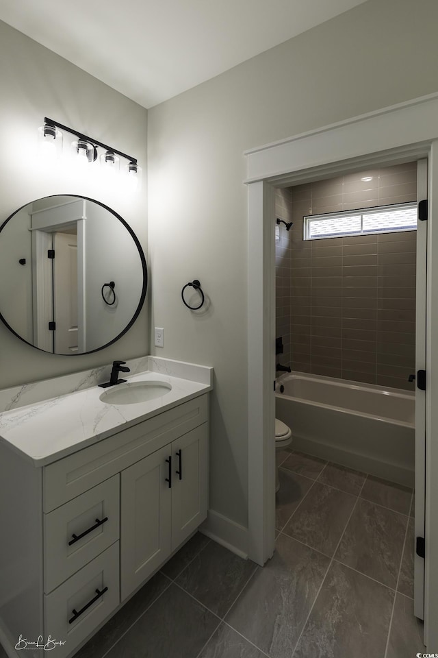 287 W Palms Dr, Myrtle Beach, SC 29579 - bathroom featuring vanity and washtub / shower combination