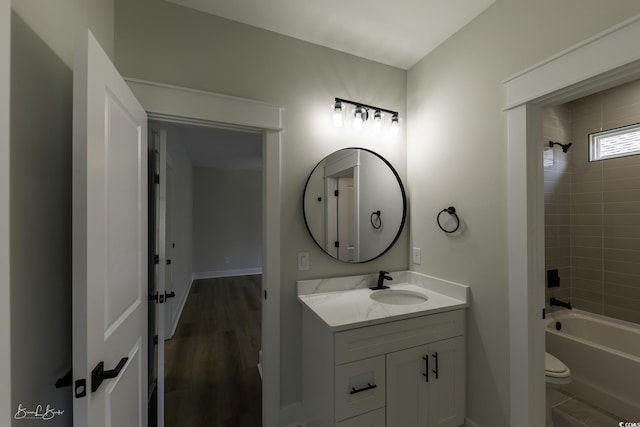 287 W Palms Dr, Myrtle Beach, SC 29579 - full bath with vanity and washtub / shower combination