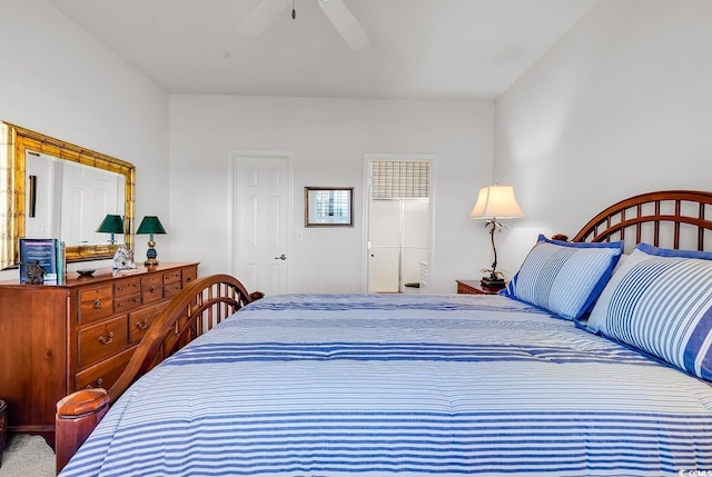 4400 Turtle Ln Unit 2-D, Little River, SC 29566 - carpeted bedroom featuring ceiling fan