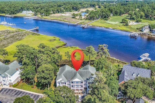 4400 Turtle Ln Unit 2-D, Little River, SC 29566 - bird's eye view of a nearby body of water