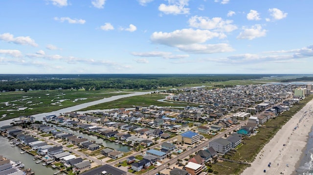 302 46th Ave N, North Myrtle Beach, SC 29582 - aerial view of residential area with a nearby body of water