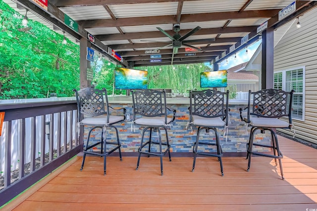 2479 Burning Tree Ln, Little River, SC 29566 - view of wooden deck