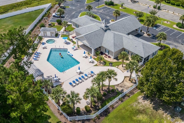 1644 Langley Dr, Longs, SC 29568 - bird's eye view of a pool