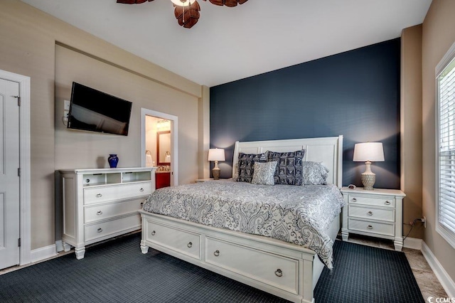 1733 24th Ave N, North Myrtle Beach, SC 29582 - bedroom featuring baseboards and ensuite bath