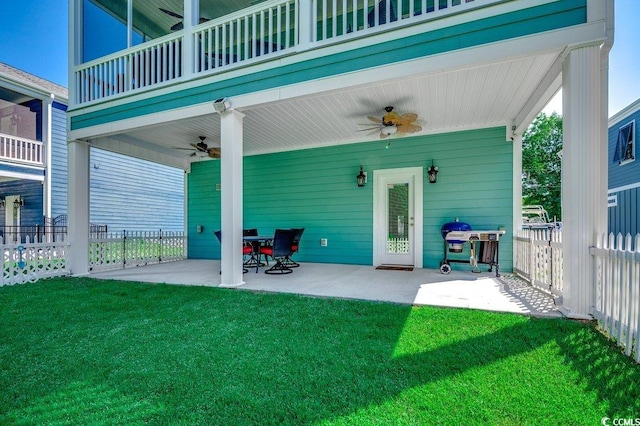 1733 24th Ave N, North Myrtle Beach, SC 29582 - patio / terrace featuring ceiling fan and a patio