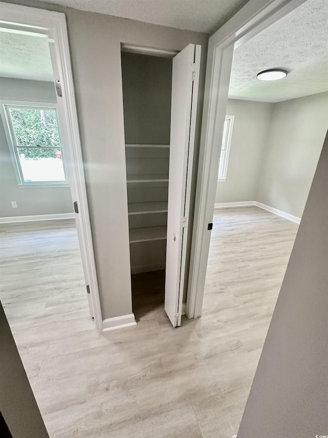 616 Mckinley Way, Conway, SC 29526 - hall with a textured ceiling and wood finished floors