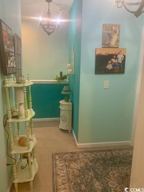 2256 Heritage Loop Unit 2256, Myrtle Beach, SC 29577 - bathroom with a chandelier