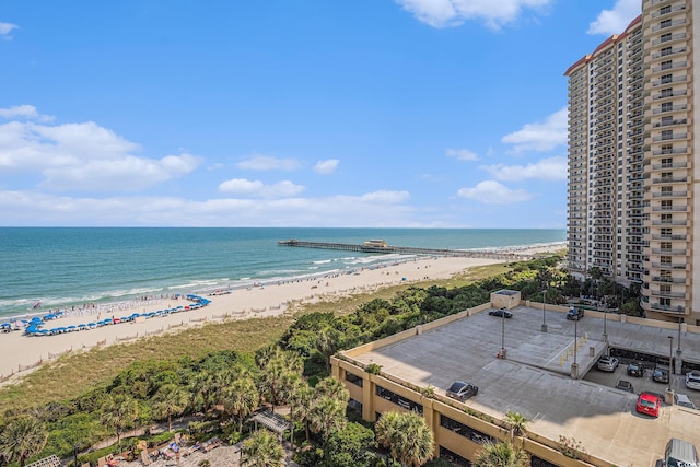 8560 Queensway Blvd Unit 706, Myrtle Beach, SC 29572 - water view featuring nearby beach