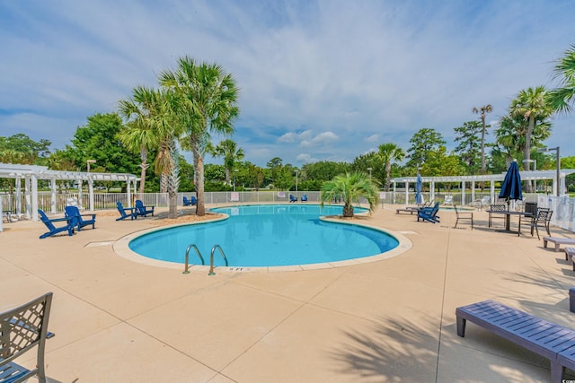 LOT142 Millbank Rd, Georgetown, SC 29440 - community pool featuring a pergola and a patio area