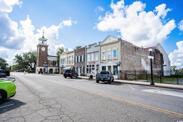 528 George Washington Trl, Georgetown, SC 29440 - view of asphalt street featuring street lighting, sidewalks, and curbs