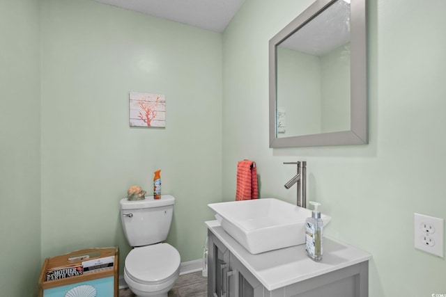 528 George Washington Trl, Georgetown, SC 29440 - half bathroom featuring toilet and vanity