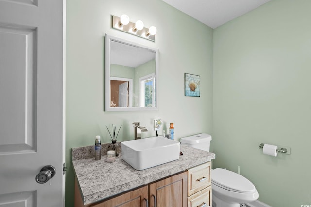 528 George Washington Trl, Georgetown, SC 29440 - half bathroom with toilet and vanity