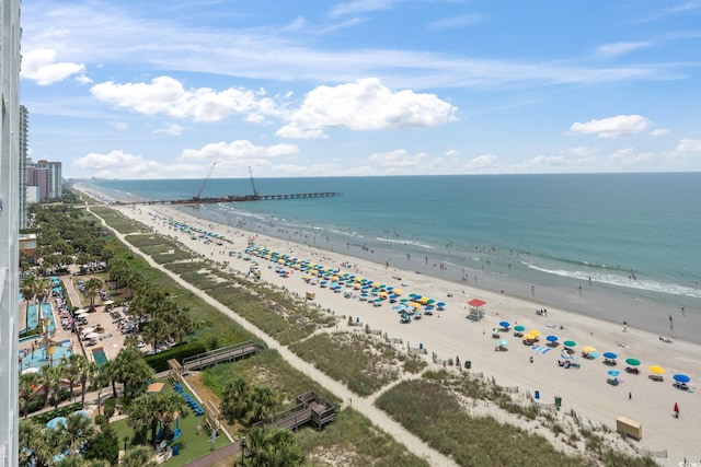 2000 N Ocean Blvd Unit 1206, Myrtle Beach, SC 29577 - water view with local beach
