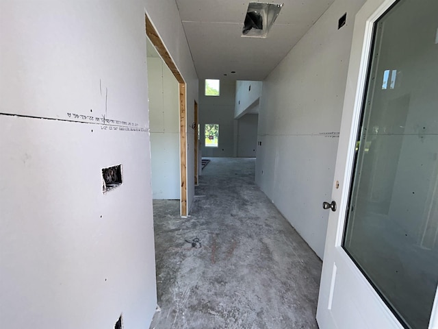 204 Valerio St, Myrtle Beach, SC 29579 - hallway with concrete floors