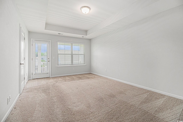 4051 Mclamb Ave Unit 4051, Little River, SC 29566 - spare room featuring light carpet and a tray ceiling