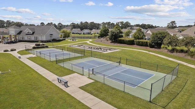 4051 Mclamb Ave Unit 4051, Little River, SC 29566 - view of tennis court with a residential view