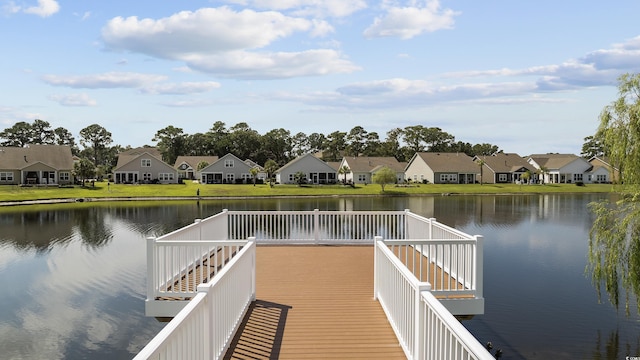 4051 Mclamb Ave Unit 4051, Little River, SC 29566 - dock featuring a residential view and a water view