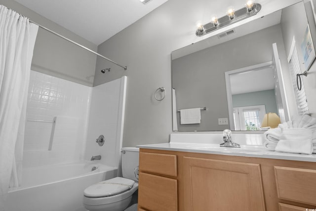 221 N Waccamaw Dr, Murrells Inlet, SC 29576 - full bathroom featuring shower / tub combo with curtain and vanity
