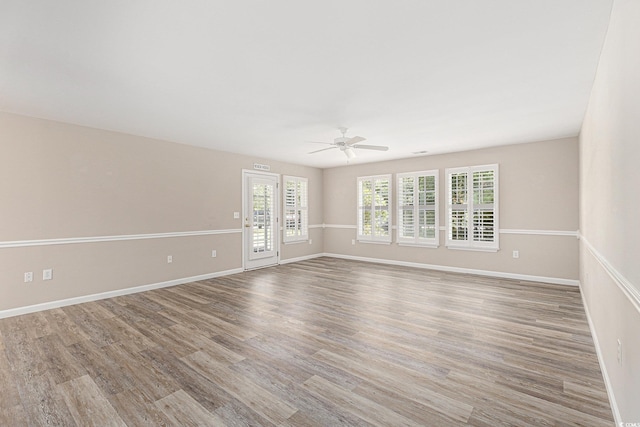 4645 Fringetree Dr Unit 10B, Murrells Inlet, SC 29576 - unfurnished room featuring ceiling fan and wood finished floors