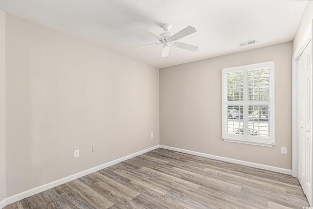 4645 Fringetree Dr Unit 10B, Murrells Inlet, SC 29576 - unfurnished room featuring light wood-style flooring and ceiling fan