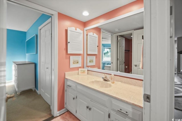 4222 Pinehurst Dr Unit I-9, Little River, SC 29566 - bathroom with vanity and baseboards