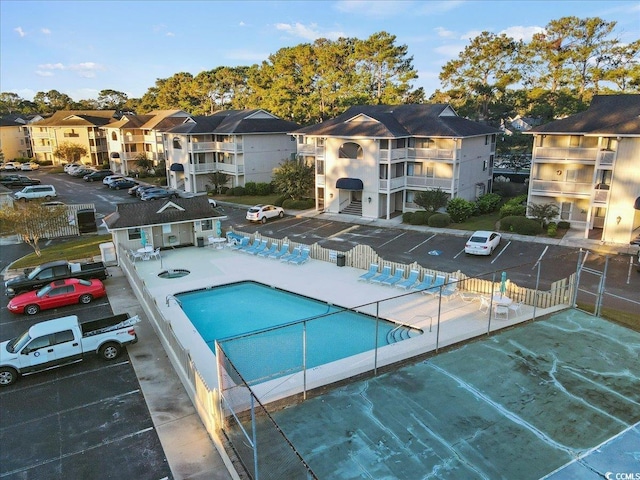 4222 Pinehurst Dr Unit I-9, Little River, SC 29566 - community pool with a patio area and a residential view