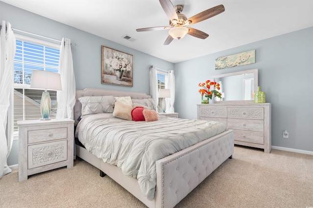 864 Barn Owl Ct Unit 864, Myrtle Beach, SC 29579 - bedroom featuring light colored carpet and a ceiling fan