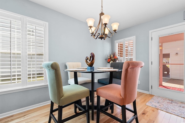 864 Barn Owl Ct Unit 864, Myrtle Beach, SC 29579 - dining room featuring healthy amount of natural light, wood finished floors, and a chandelier