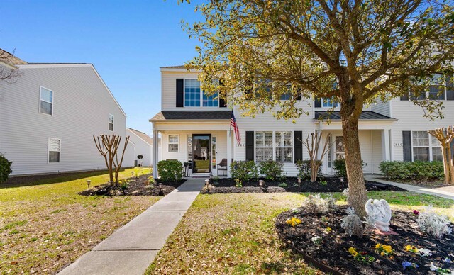 864 Barn Owl Ct Unit 864, Myrtle Beach, SC 29579 - view of front of property with a front lawn and a porch