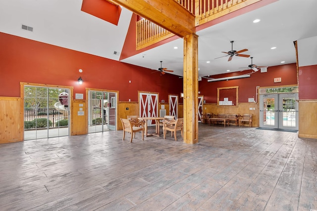 864 Barn Owl Ct Unit 864, Myrtle Beach, SC 29579 - building lobby featuring a high ceiling, recessed lighting, and wainscoting