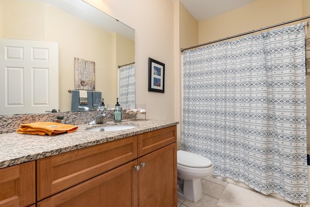 70 Addison Cottage Way Unit 216, Murrells Inlet, SC 29576 - full bathroom with vanity, tile patterned flooring, and a shower with curtain