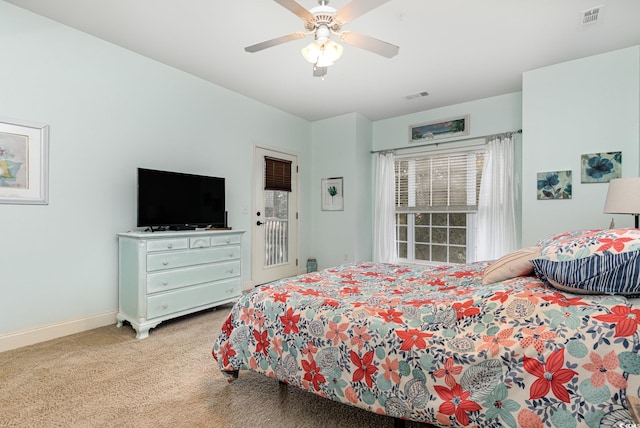 70 Addison Cottage Way Unit 216, Murrells Inlet, SC 29576 - bedroom with light carpet and a ceiling fan