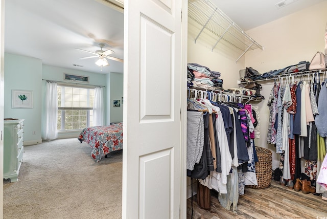 70 Addison Cottage Way Unit 216, Murrells Inlet, SC 29576 - spacious closet with a ceiling fan