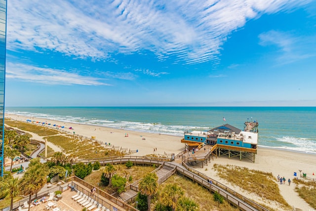 1304 N Ocean Blvd Unit 207, Myrtle Beach, SC 29577 - water view with local beach