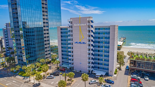 1304 N Ocean Blvd Unit S-204, Myrtle Beach, SC 29577 - view of property featuring view of water and beach