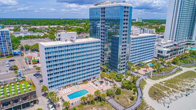 1304 N Ocean Blvd Unit S-204, Myrtle Beach, SC 29577 - view of urban area featuring a pool area