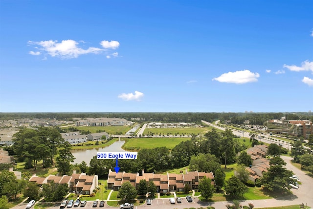 500 Eagle Way Unit 19, Little River, SC 29566 - aerial view of a tree filled landscape and a large body of water