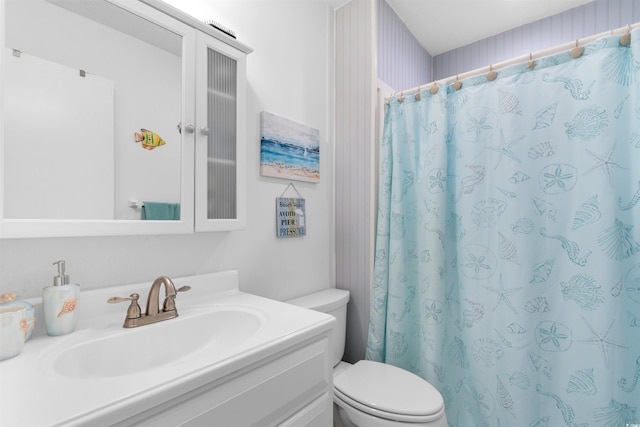 500 Eagle Way Unit 19, Little River, SC 29566 - bathroom with vanity and a shower with curtain